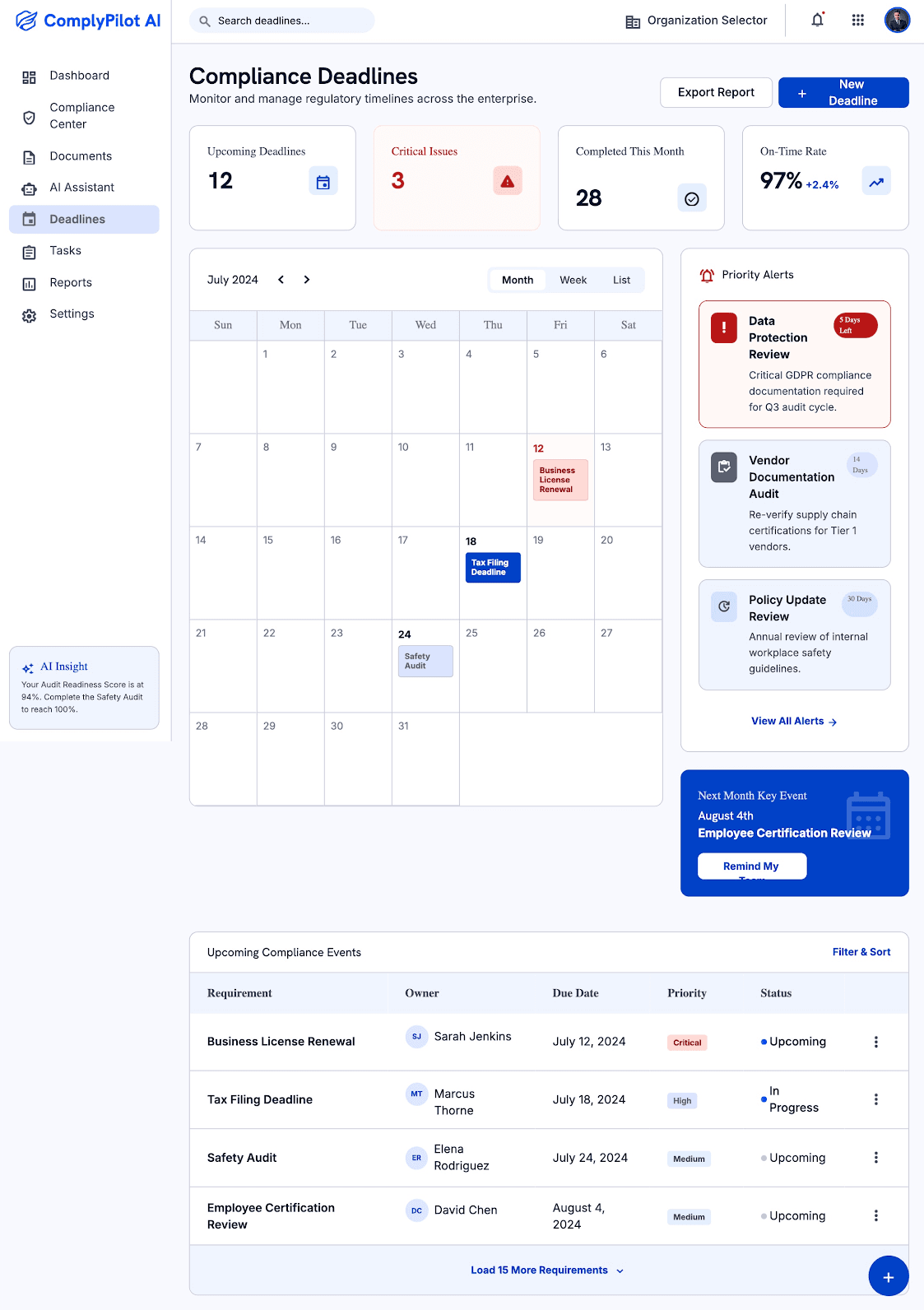 Deadline Tracker